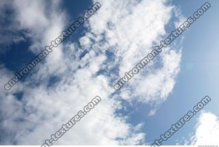 Photo Texture of Blue Clouded Clouds